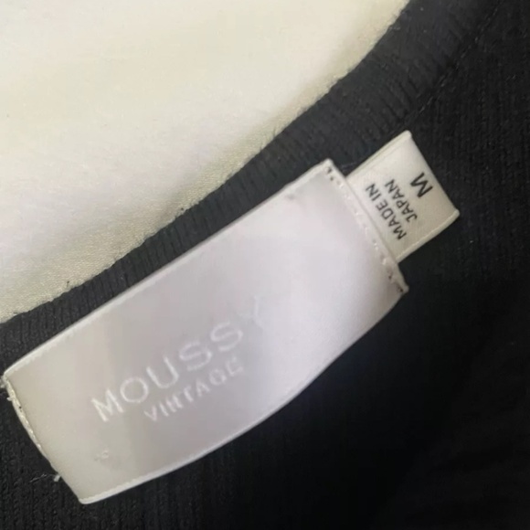 EUC Moussy Rare Black Knit one Shoulder Tank - Picture 4 of 5